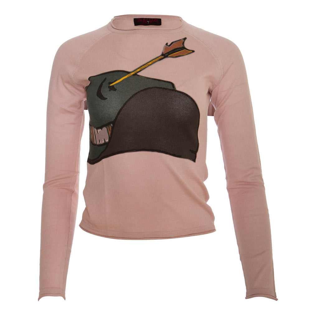 Raw7 Women's Wild Bill Long Sleeved T-Shirt - Pink