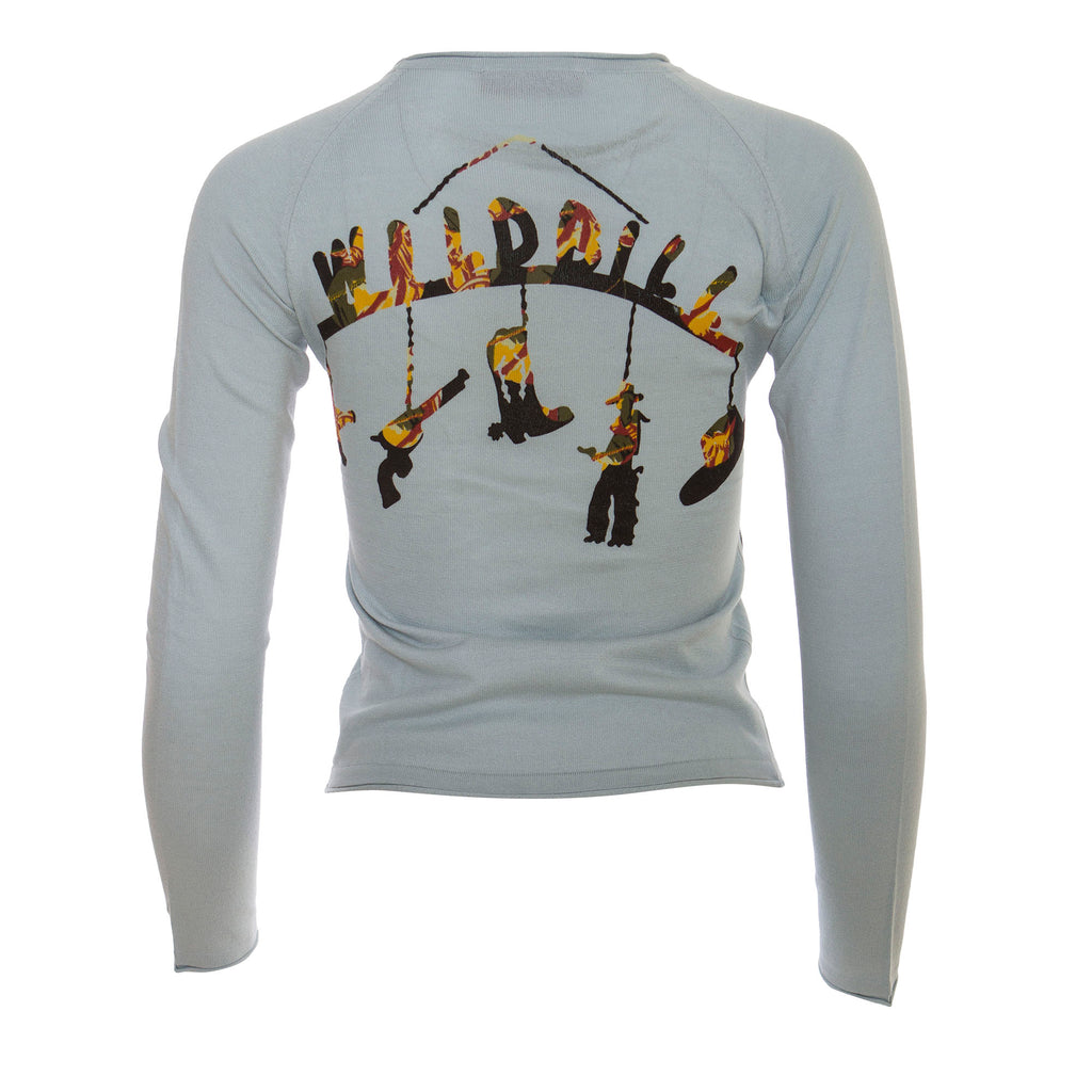 Raw7 Women's Wild Bill Long Sleeved T-Shirt - Light Blue