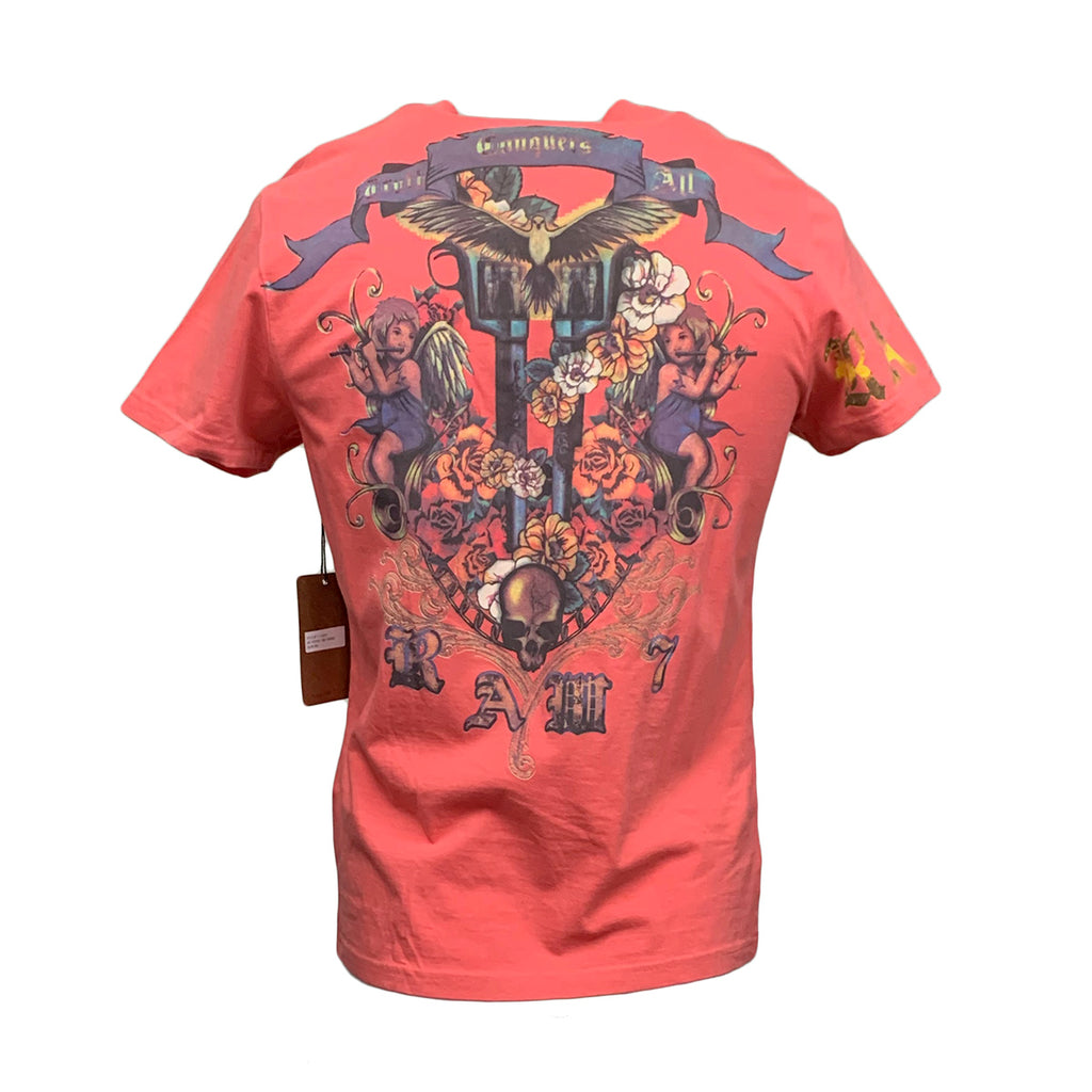 Raw7 Men's T-Shirt Pistols and Cherubs