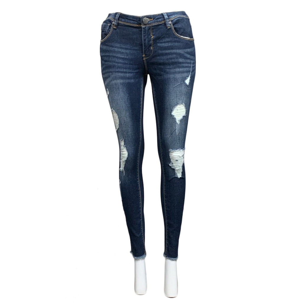 Women's Low-Rise Skinny Jeans - Indigo