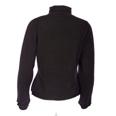 Marisol GERona By Raw7 Women's Double Layer Turtleneck Cashmere Sweater - Black