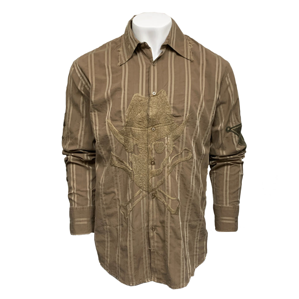 Raw7 Men's Button-Up Shirt Cowboy - Brown