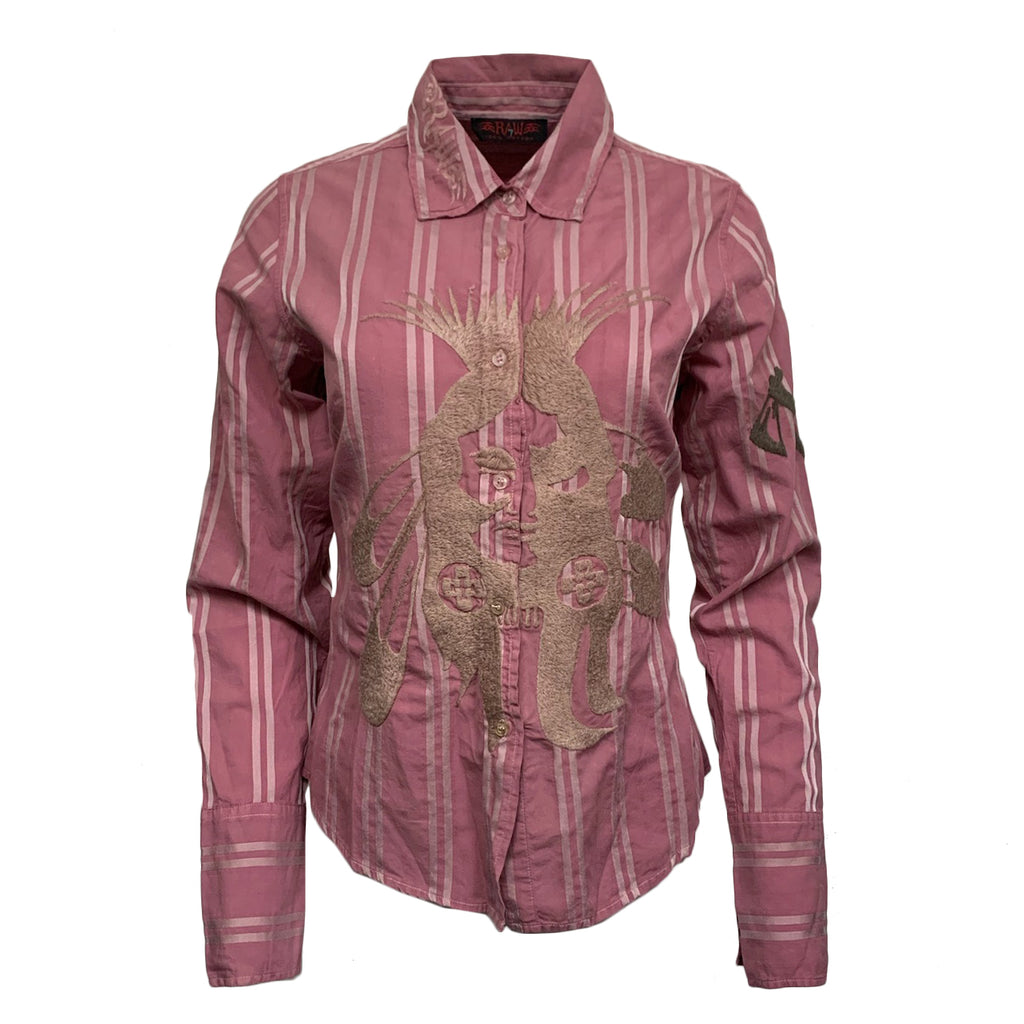 Raw7 Women's Button-Up Shirt Warrior - Lavender