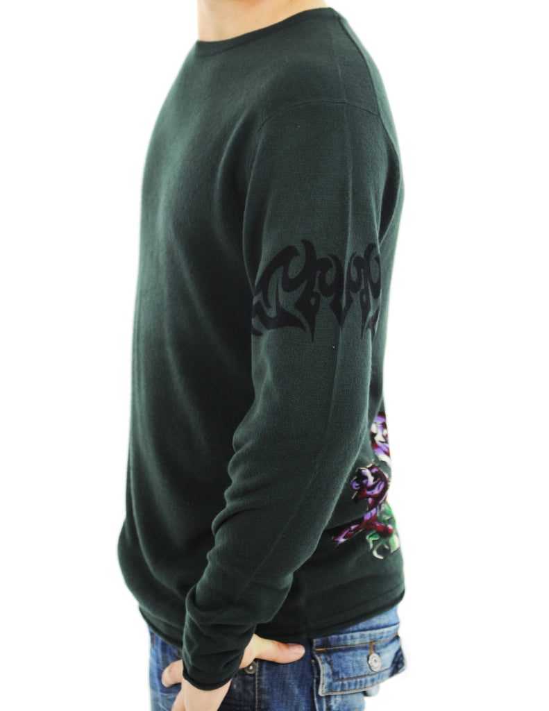 RAW7 Men's 100% Acrylic Crewneck Sweater 